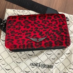 Zadig & Voltaire Lolita Leopard Print Bag